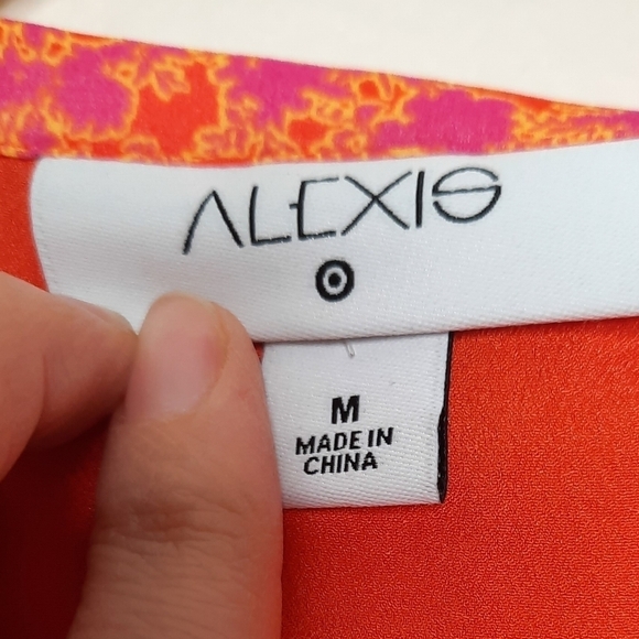 Alexis For Target Floral Wrap Dress M - Picture 5 of 6